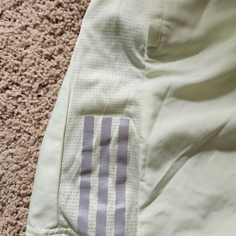 Mens yellow 2x Adidas running shorts